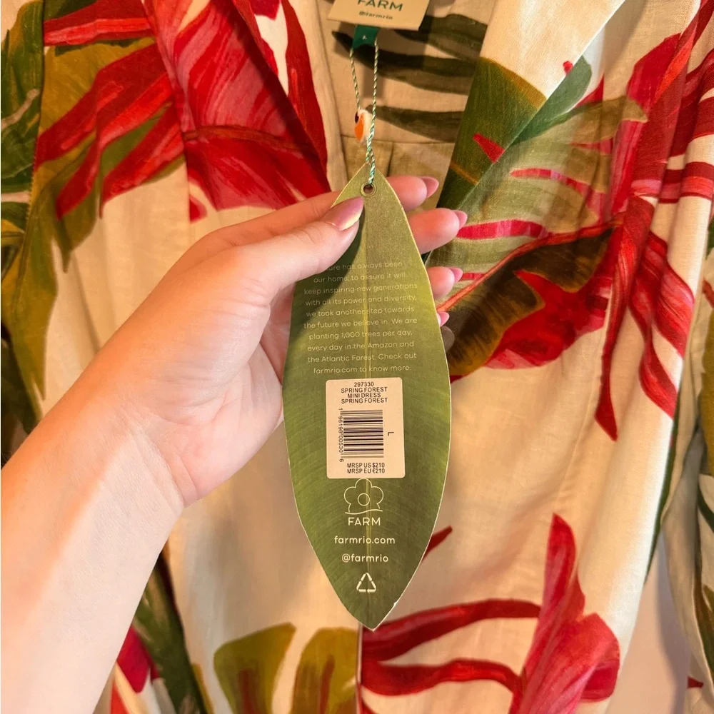 NTW Farm Rio Spring Forest Mini Dress - Picture 7 of 11
